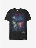 Plus Size Marvel Thor: Ragnarok Hulk Battle T-Shirt, BLACK, hi-res