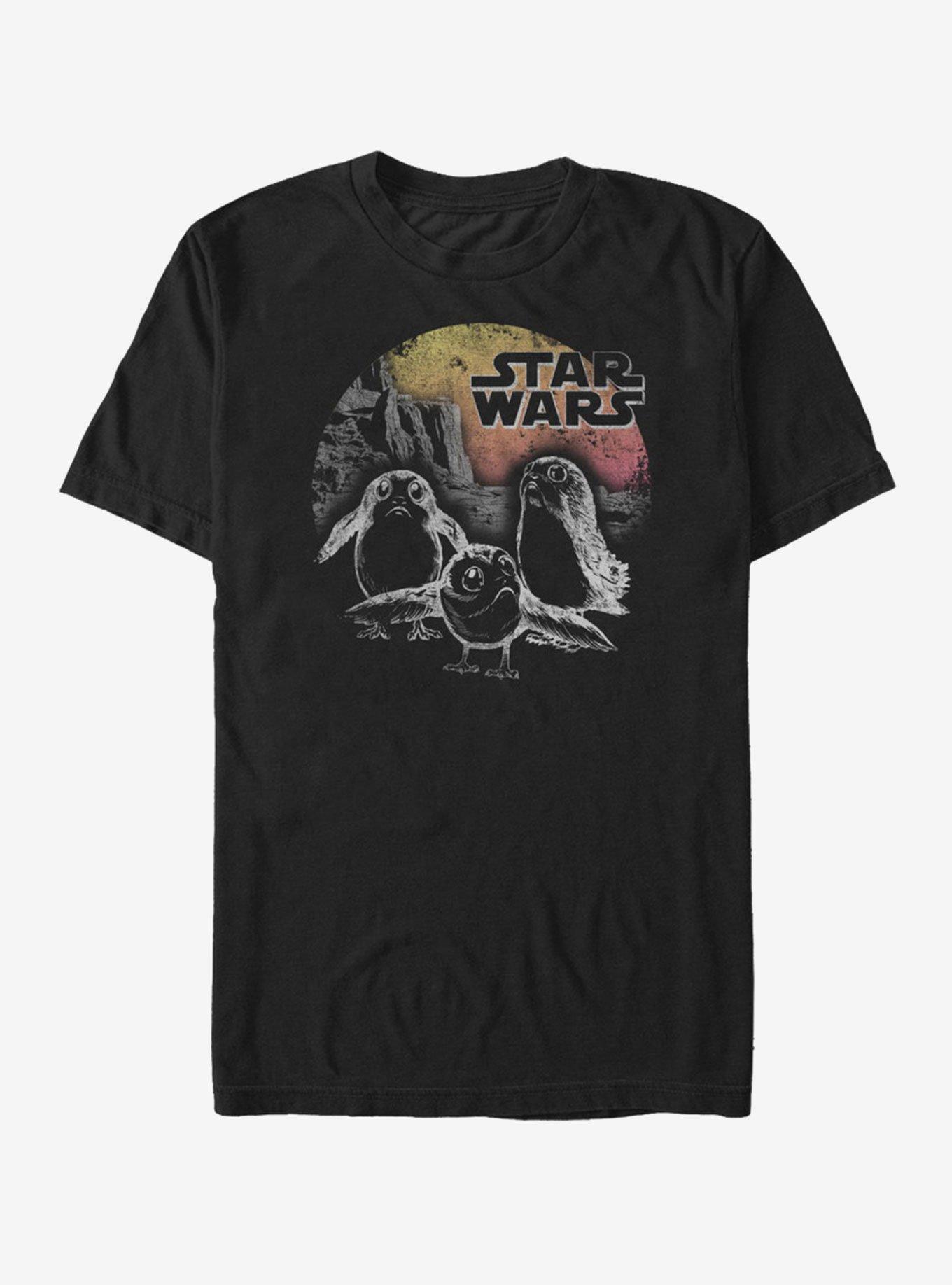 Star Wars Porg Sunset T-Shirt, , hi-res
