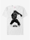 Marvel Black Panther 2018 Drip Pattern T-Shirt, WHITE, hi-res