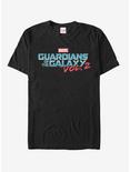 Marvel Guardians of the Galaxy Vol. 2 Logo T-Shirt, BLACK, hi-res