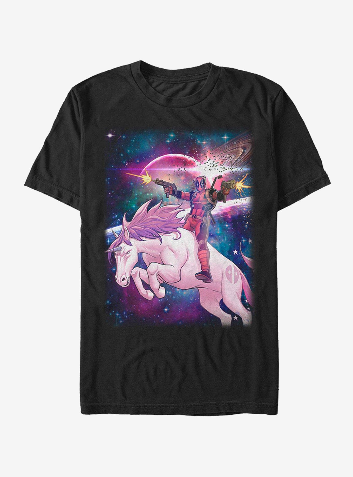 Marvel Legendary Deadpool on Space Unicorn T-Shirt, , hi-res