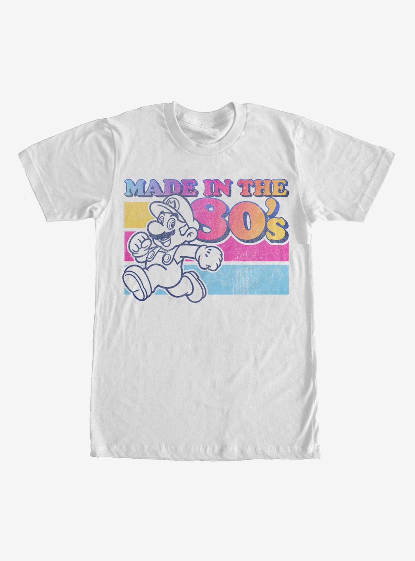 Nintendo Mario Made in the Eighties T-Shirt, WHITE, hi-res