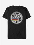 Nintendo Super Mario Retro Rainbow Ring T-Shirt, BLACK, hi-res