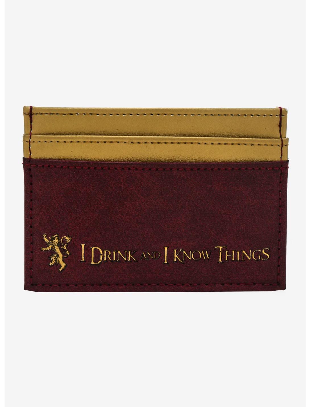 Game Of Thrones Tyrion Lannister Cardholder - BoxLunch Exclusive, , hi-res