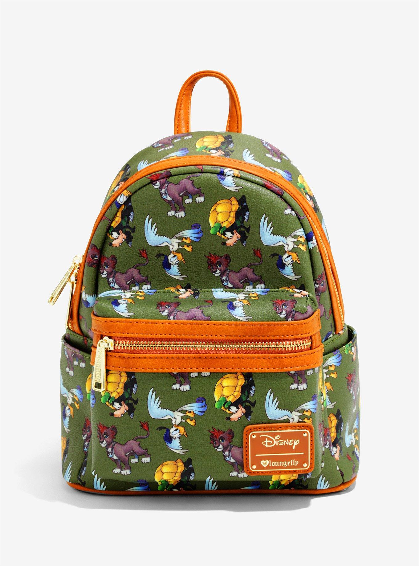 Loungefly Disney Kingdom Hearts Safari Mini Backpack BoxLunch Exclusive BoxLunch