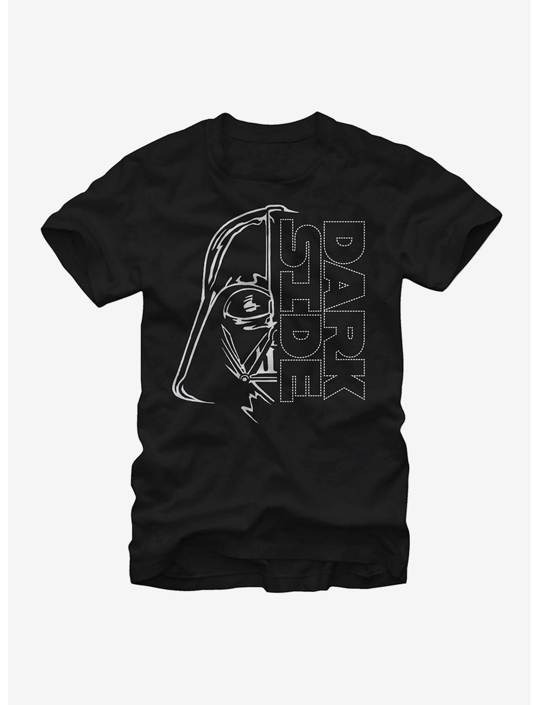 Star Wars Darth Vader Dark Side Two Face T-Shirt, BLACK, hi-res