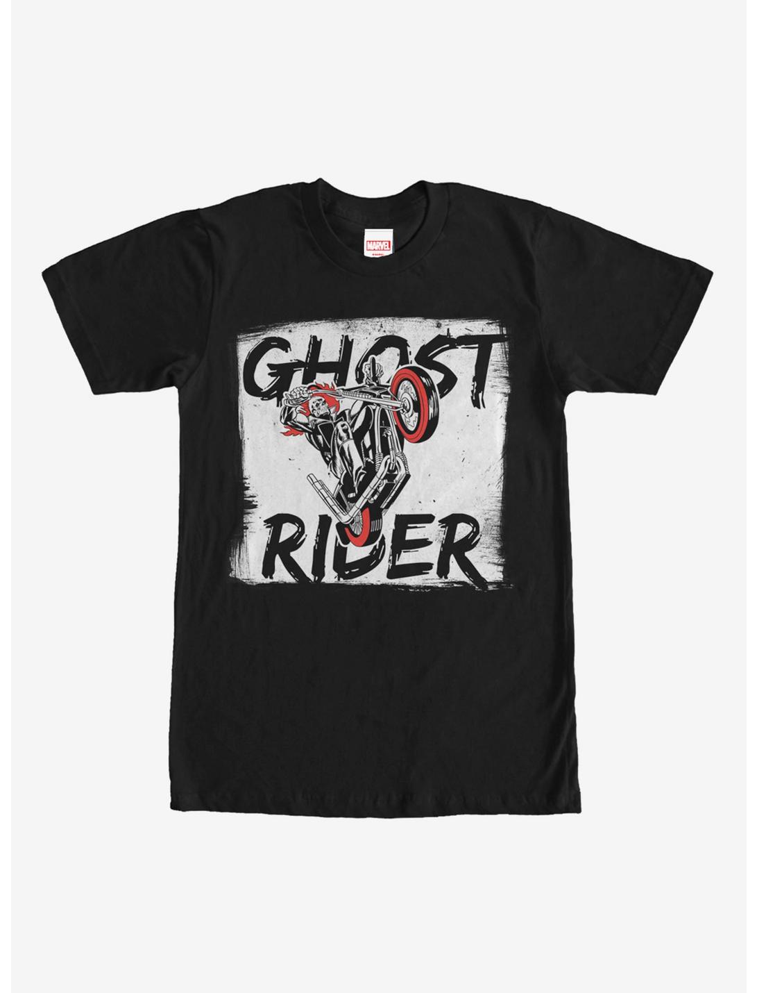 Marvel Ghost Rider Paint Print T-Shirt, BLACK, hi-res