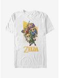 Nintendo Legend of Zelda Four Sword Link T-Shirt, WHITE, hi-res