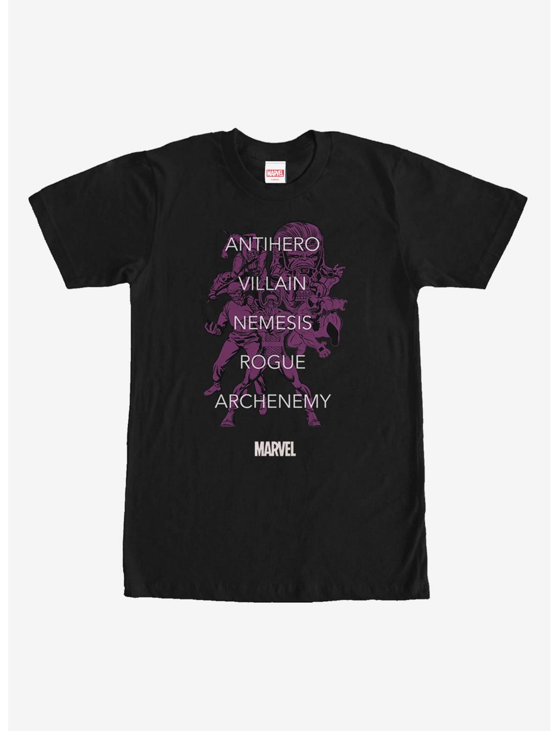 Marvel Villain Antihero T-Shirt, BLACK, hi-res