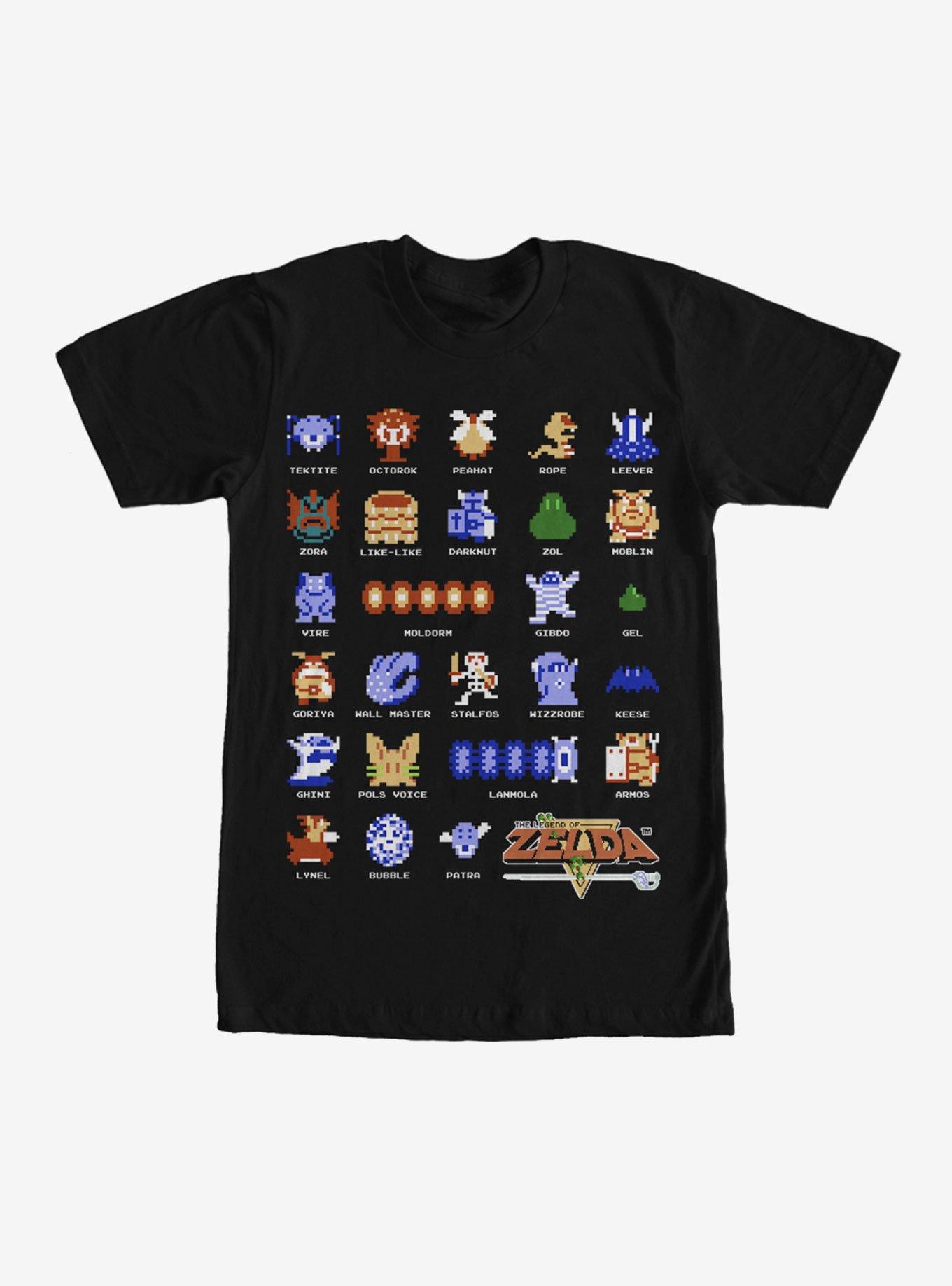 Nintendo Pixelated Legend of Zelda Enemies T-Shirt, , hi-res