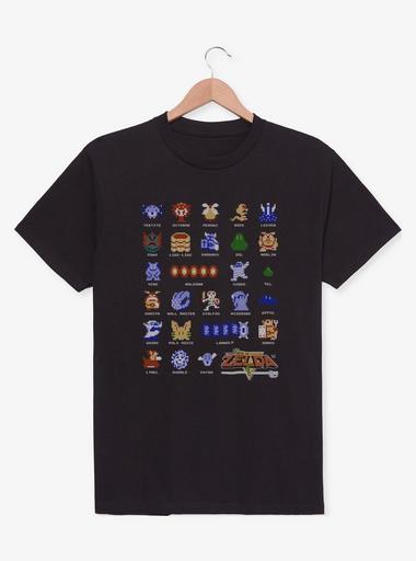 Nintendo Pixelated Legend of Zelda Enemies T-Shirt - BLACK | BoxLunch