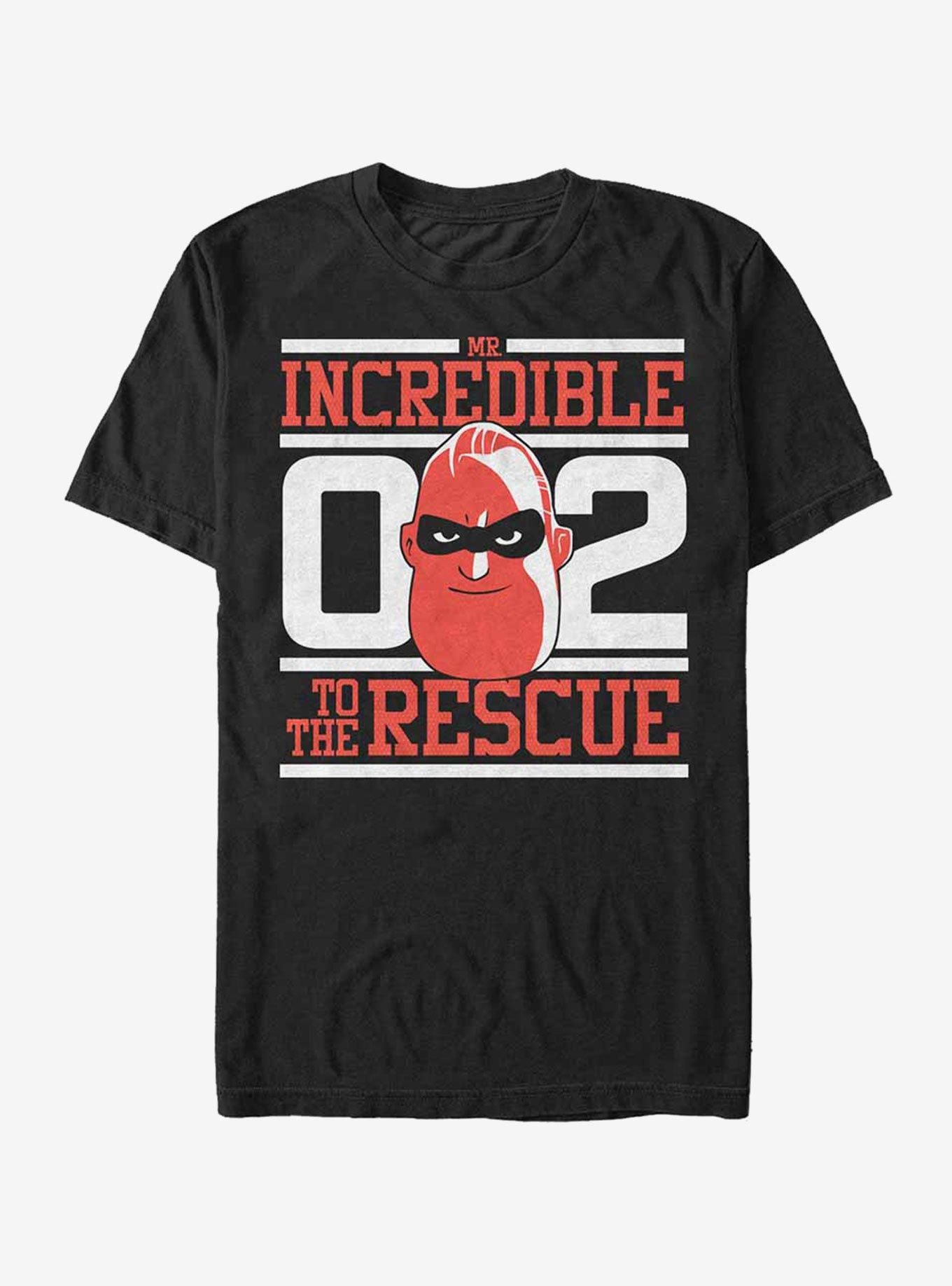 Disney Pixar The Incredibles To The Rescue T-Shirt - BLACK | BoxLunch