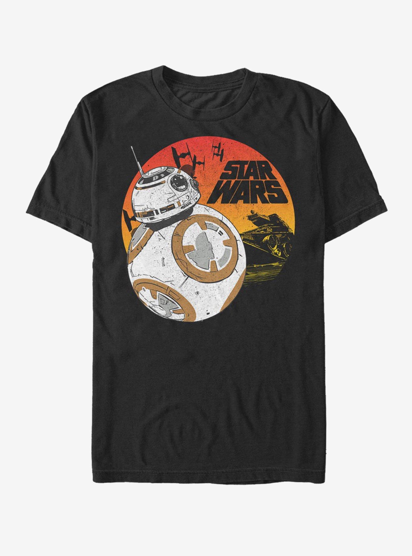 Star Wars BB-8 Sunset T-Shirt, BLACK, hi-res