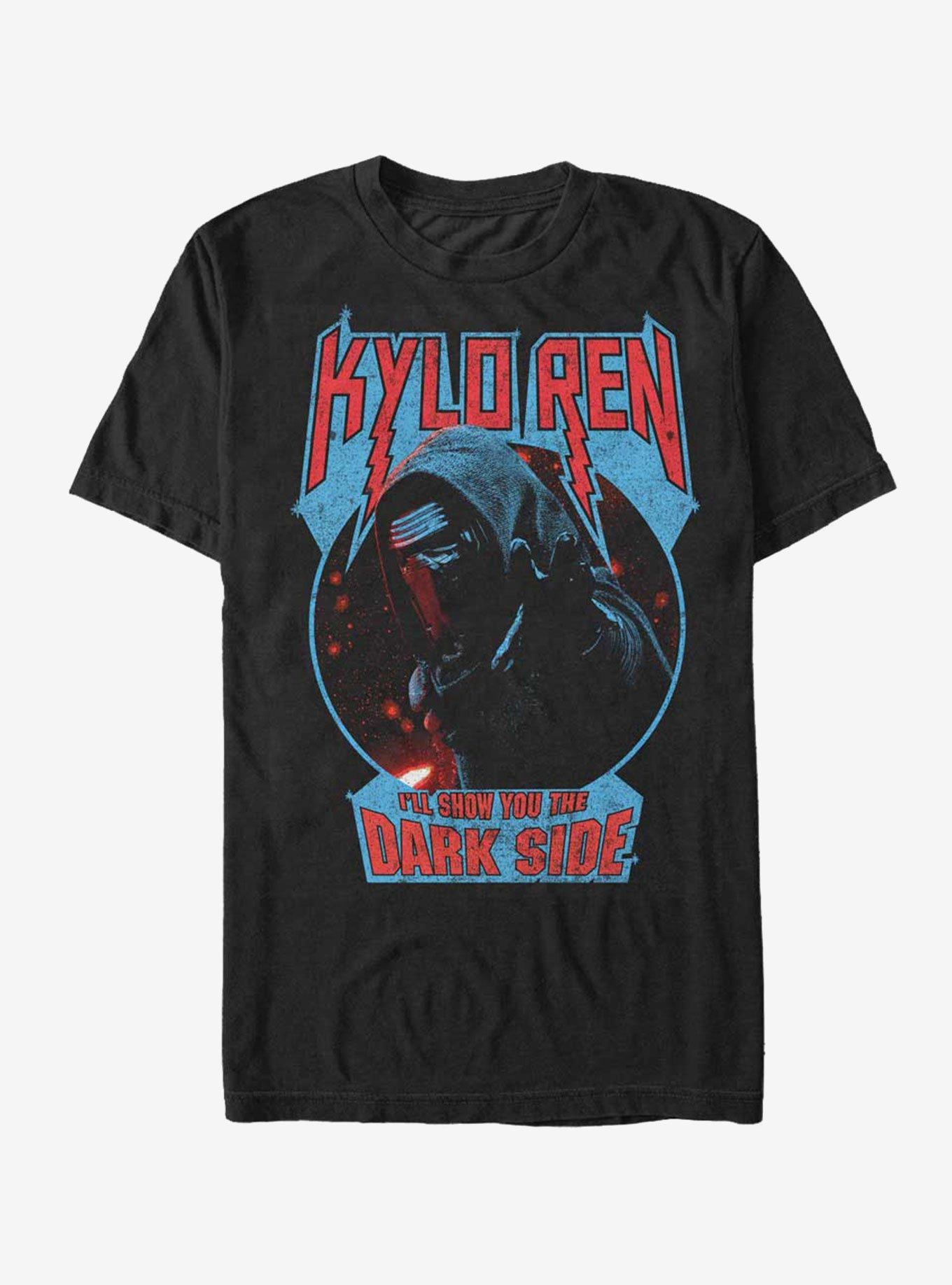 Star Wars Kylo Ren Show Dark Side T-Shirt, BLACK, hi-res