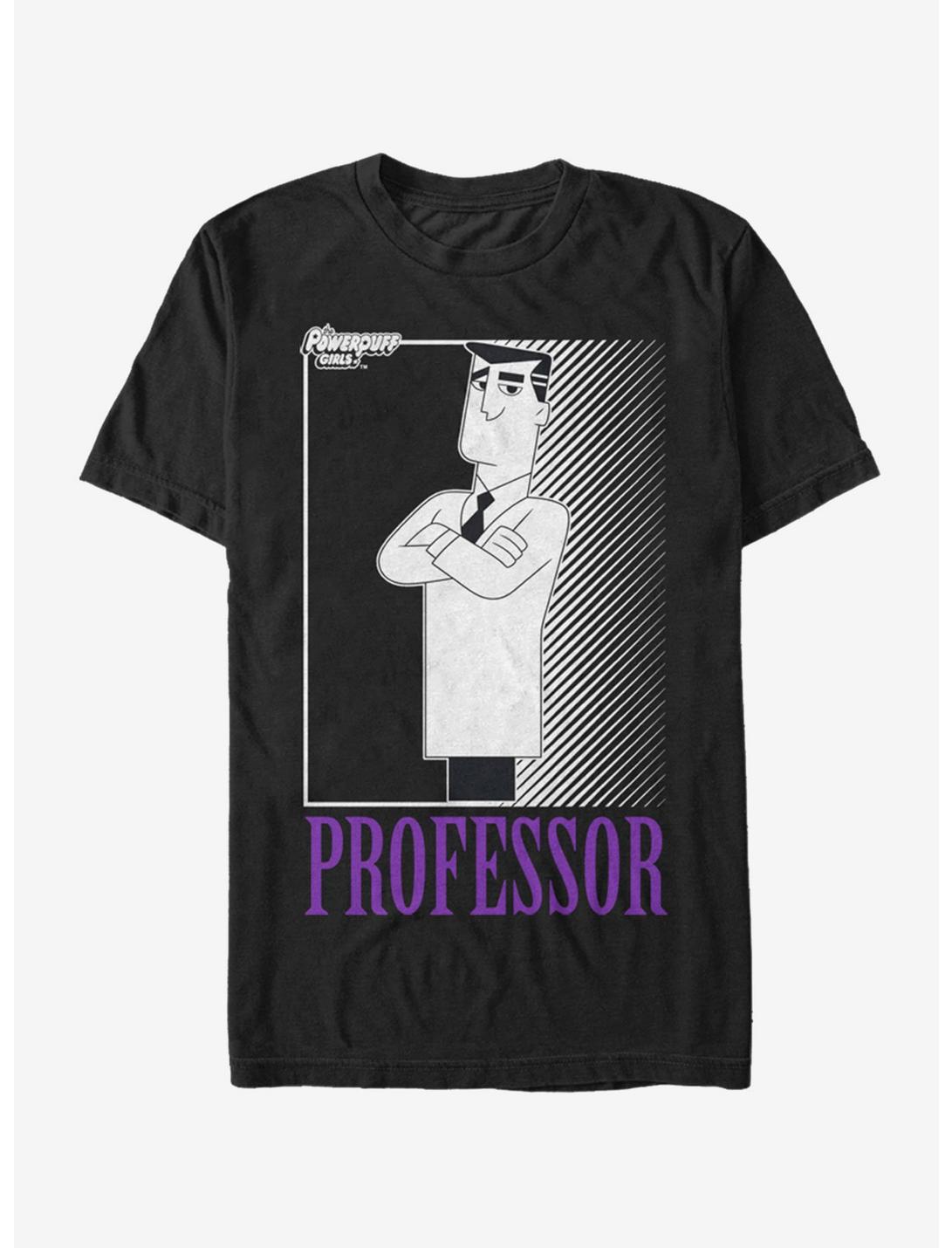 Cartoon Network Power Puff Girls Professor Utonium T-Shirt, BLACK, hi-res