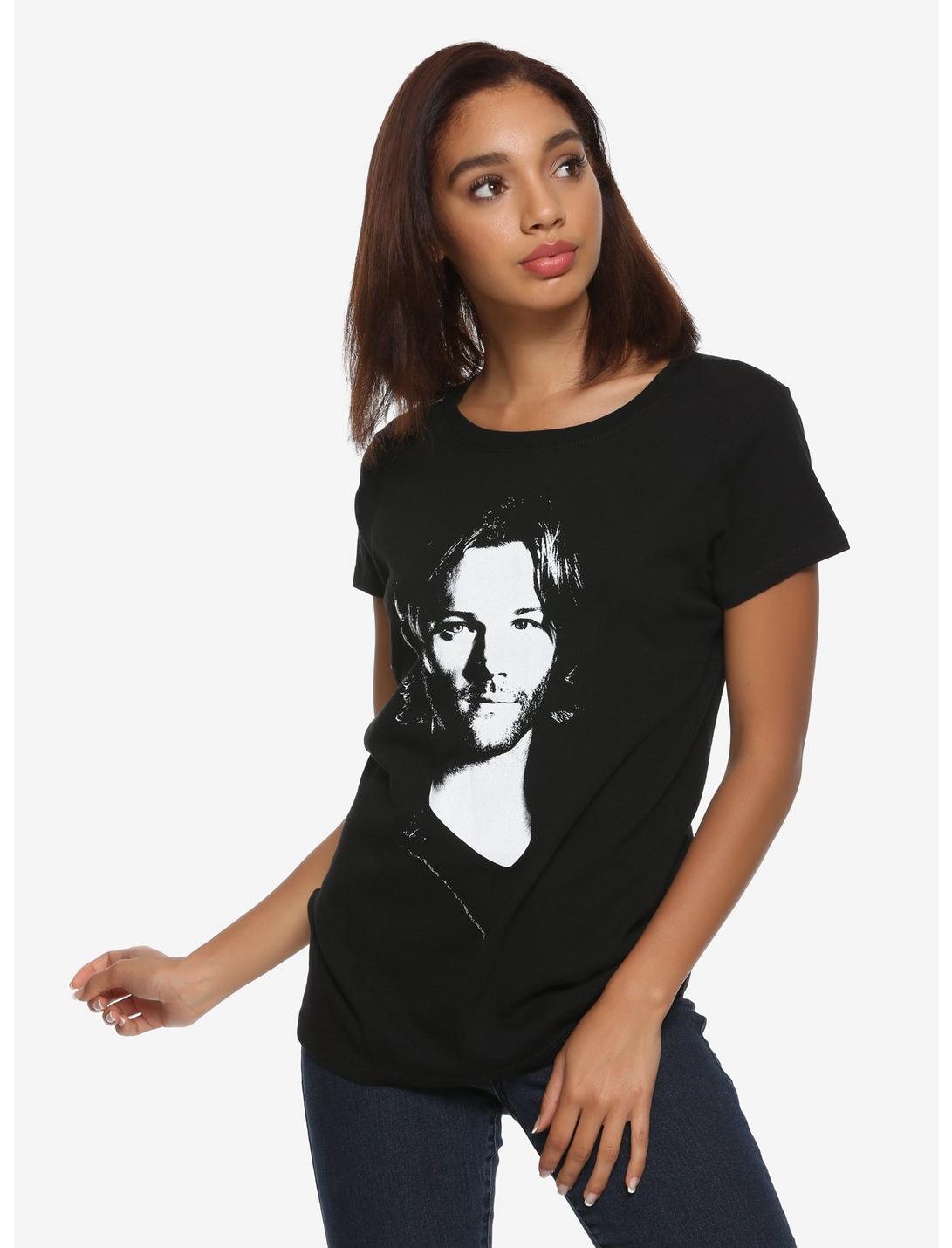 Supernatural Sam Moose Girls T-Shirt, WHITE, hi-res