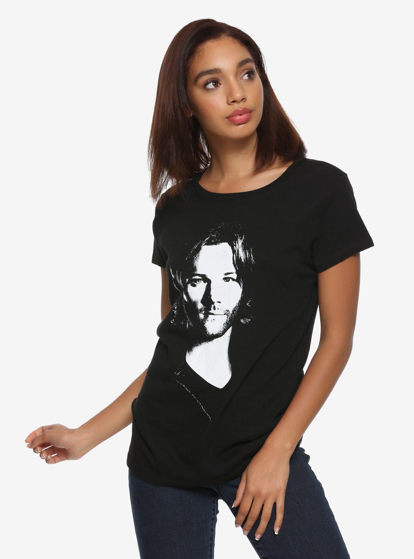 Supernatural Sam Moose Girls T-Shirt, WHITE, hi-res