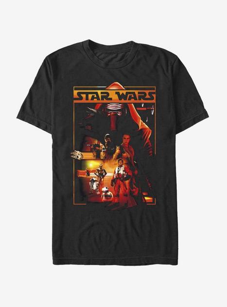 Star Wars Kylo Ren Character Group T-Shirt - BLACK | BoxLunch