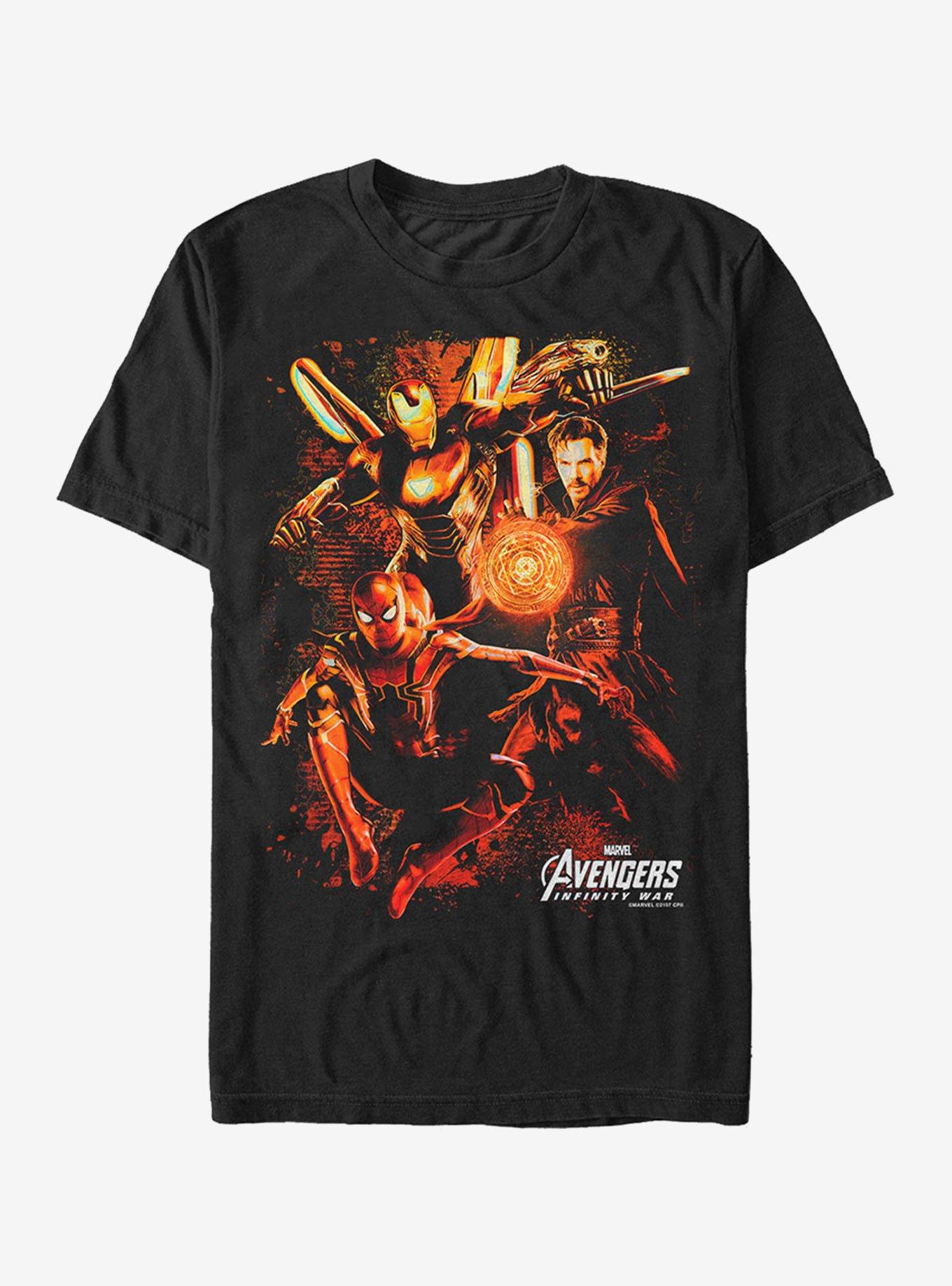 Marvel Avengers: Infinity War Group Glow T-Shirt, , hi-res