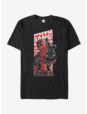 Marvel Deadpool Bang Bang Panel T-Shirt, , hi-res
