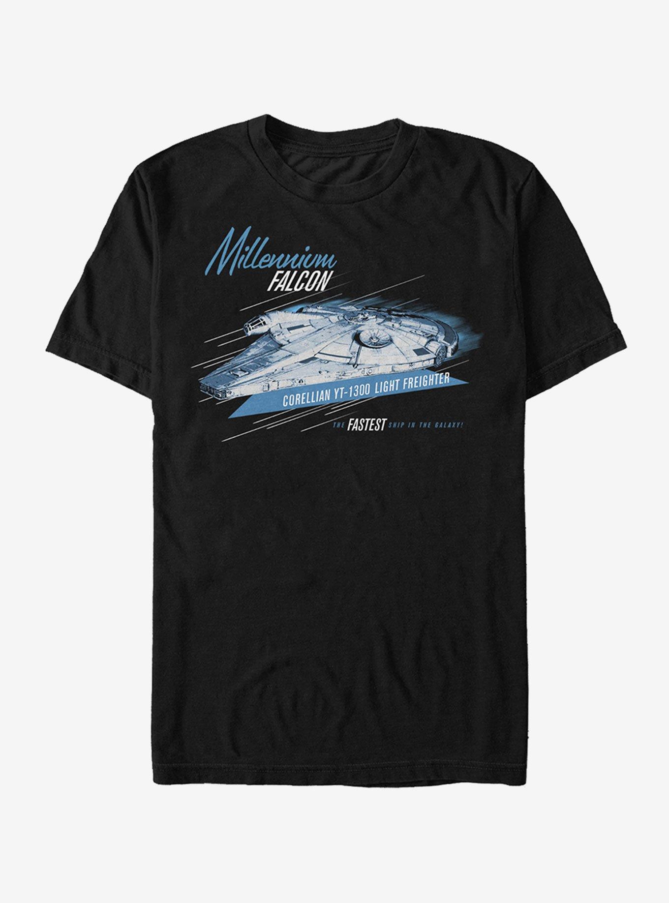 Star Wars Millennium Falcon Fastest Ship T-Shirt, , hi-res