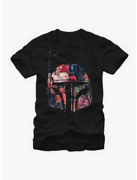 Star Wars Boba Fett Floral Print Helmet T-Shirt, , hi-res