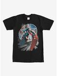 Marvel Captain America Wings T-Shirt, BLACK, hi-res