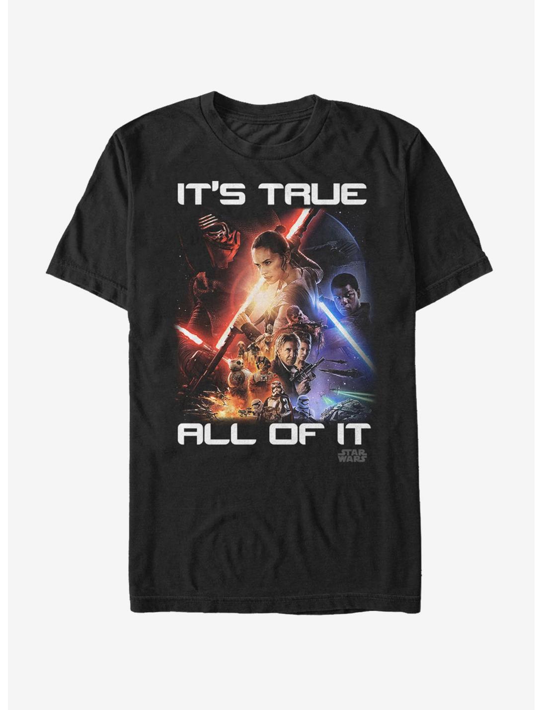 Star Wars Poster It's True All of It T-Shirt, BLACK, hi-res