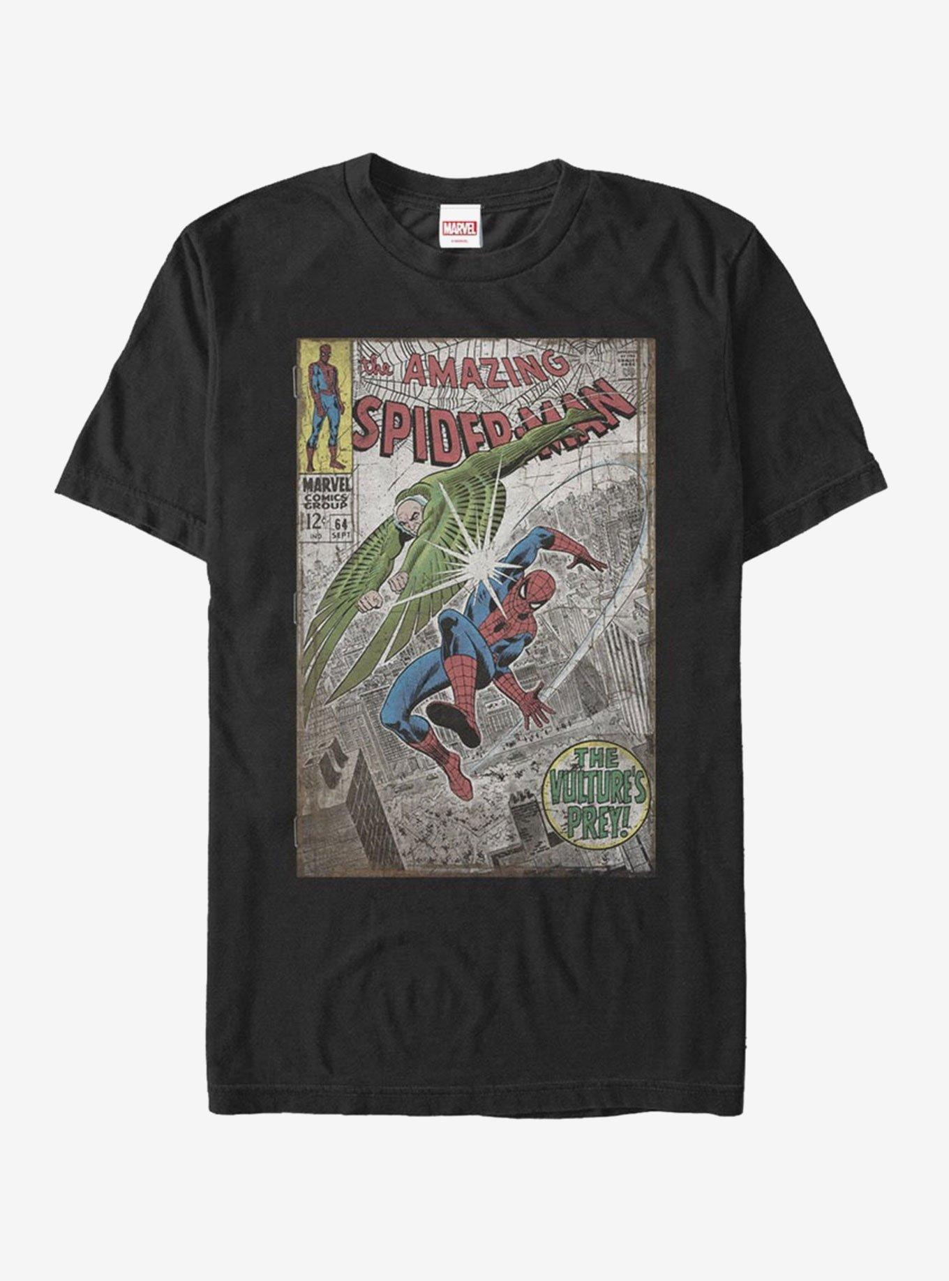 Marvel Spider-Man Vulture's Prey T-Shirt, BLACK, hi-res