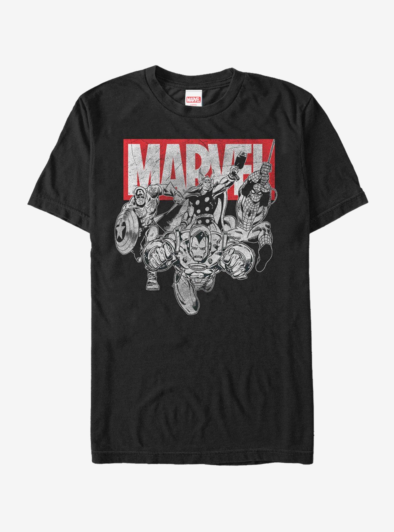 Marvel Avengers Ready T-Shirt, BLACK, hi-res