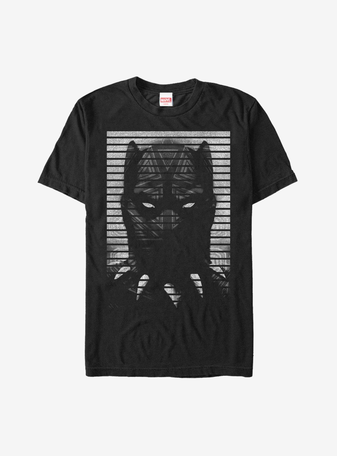 Marvel Black Panther Striped Profile T-Shirt, , hi-res