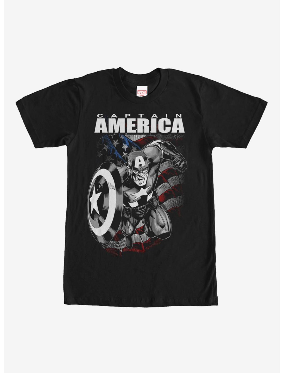 Marvel Captain America Patriot T-Shirt, BLACK, hi-res