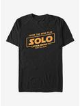 Star Wars From New Film Logo T-Shirt, BLACK, hi-res