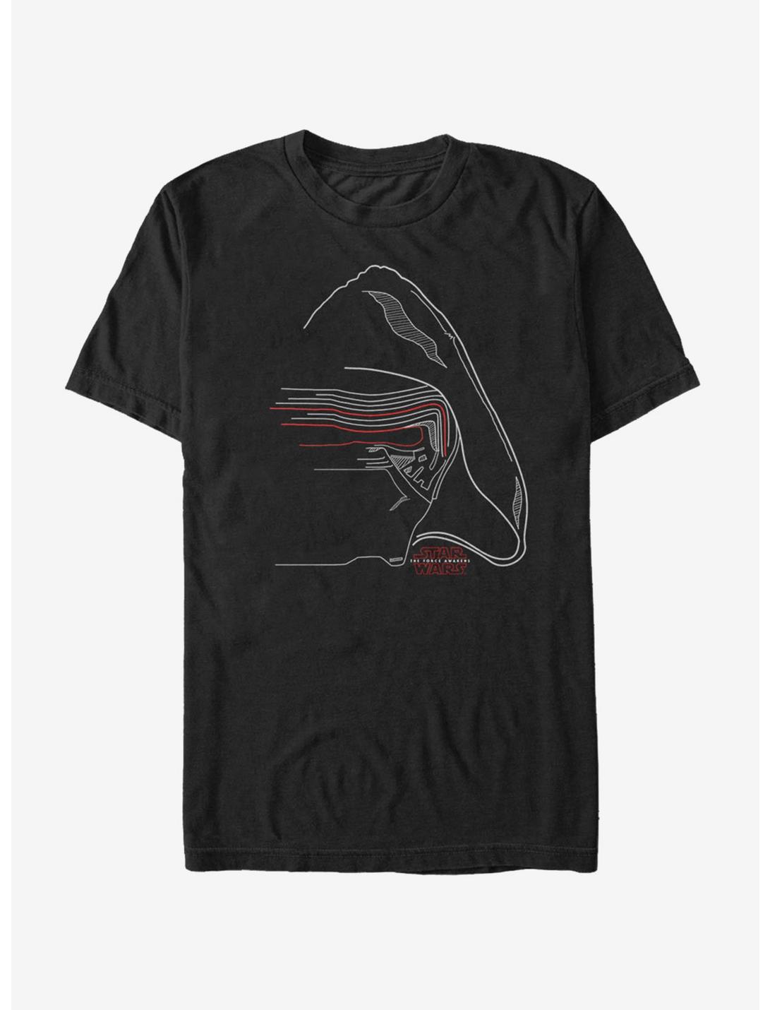 Star Wars Kylo Ren Art T-Shirt, BLACK, hi-res