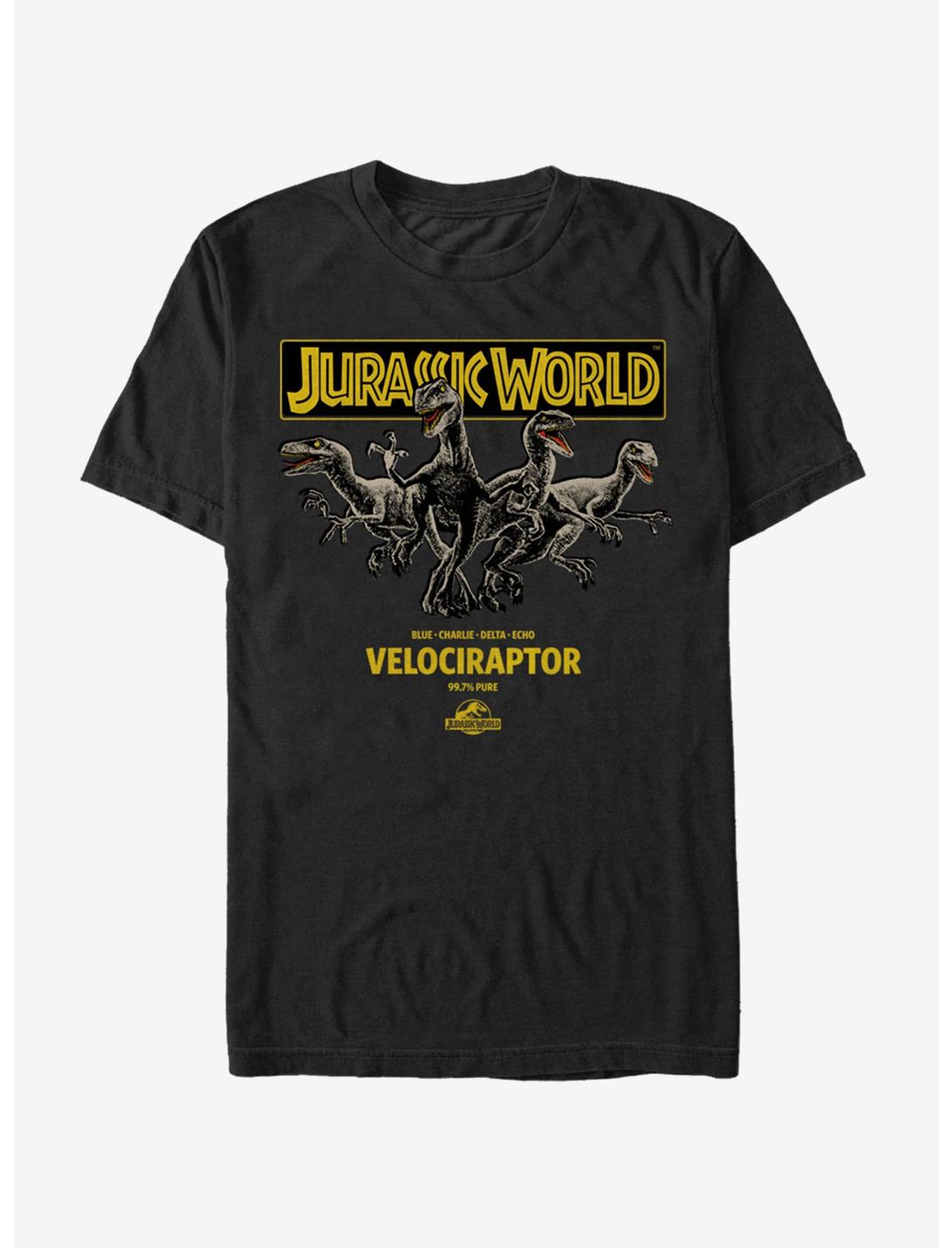 Jurassic World Velociraptor Pure T-Shirt, BLACK, hi-res