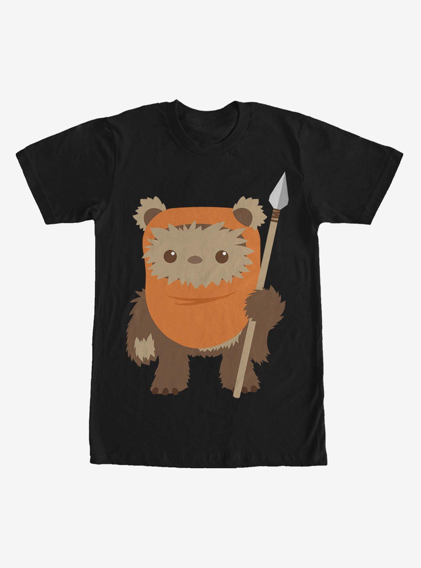 Star Wars Wicket Ewok Cartoon T-Shirt, , hi-res