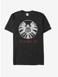 Marvel Agents of S.H.I.E.L.D. Distressed Logo T-Shirt, BLACK, hi-res