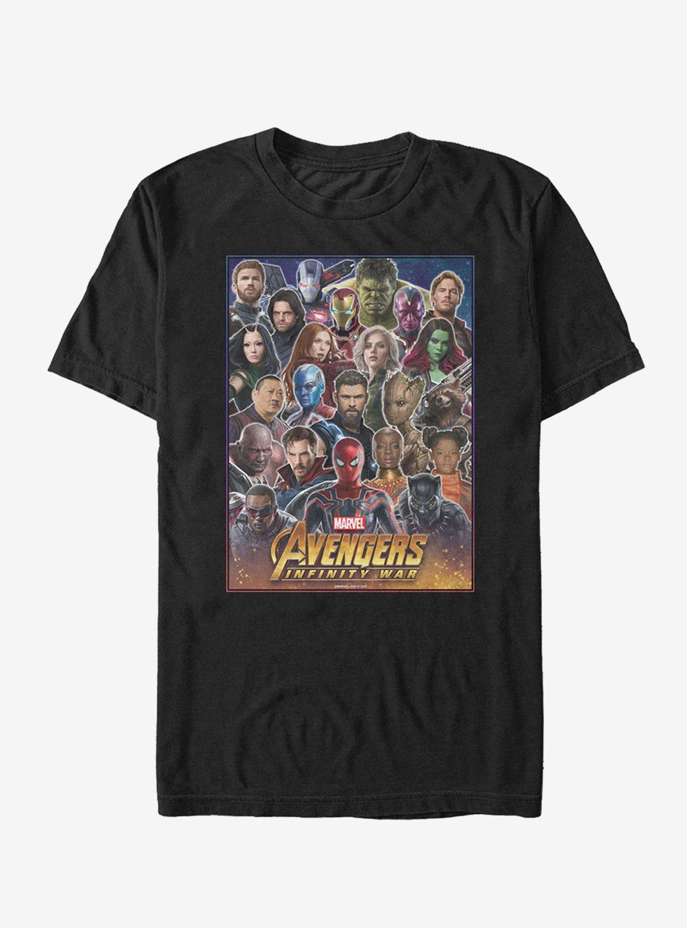 Marvel Avengers: Infinity War Hero Collage T-Shirt, , hi-res
