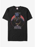 Marvel Black Panther 2018 Retro Circle T-Shirt, BLACK, hi-res