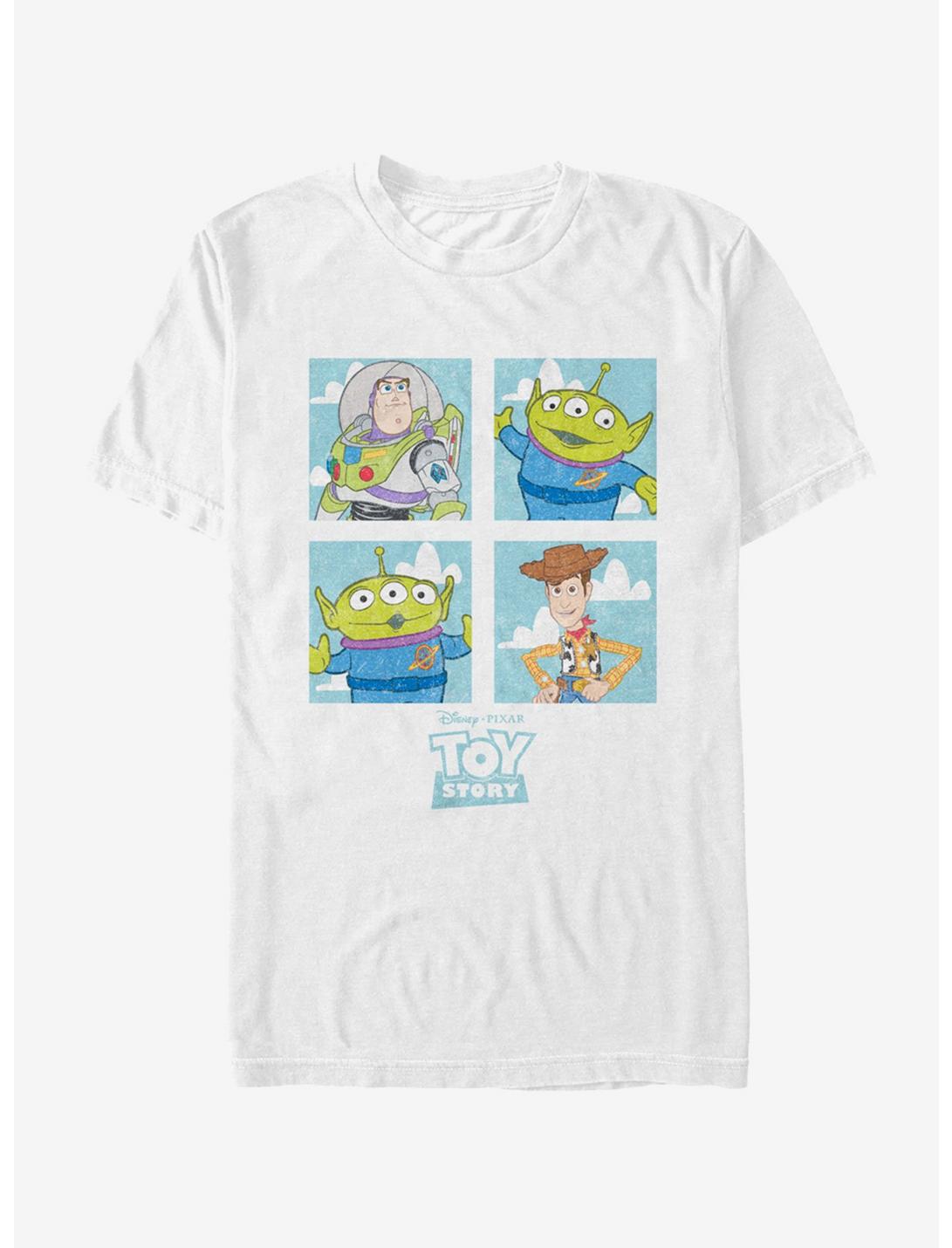 Disney Toy Story Character Box T-Shirt, WHITE, hi-res