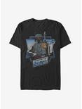 Star Wars Empire Strikes Back Boba Fett T-Shirt, BLACK, hi-res