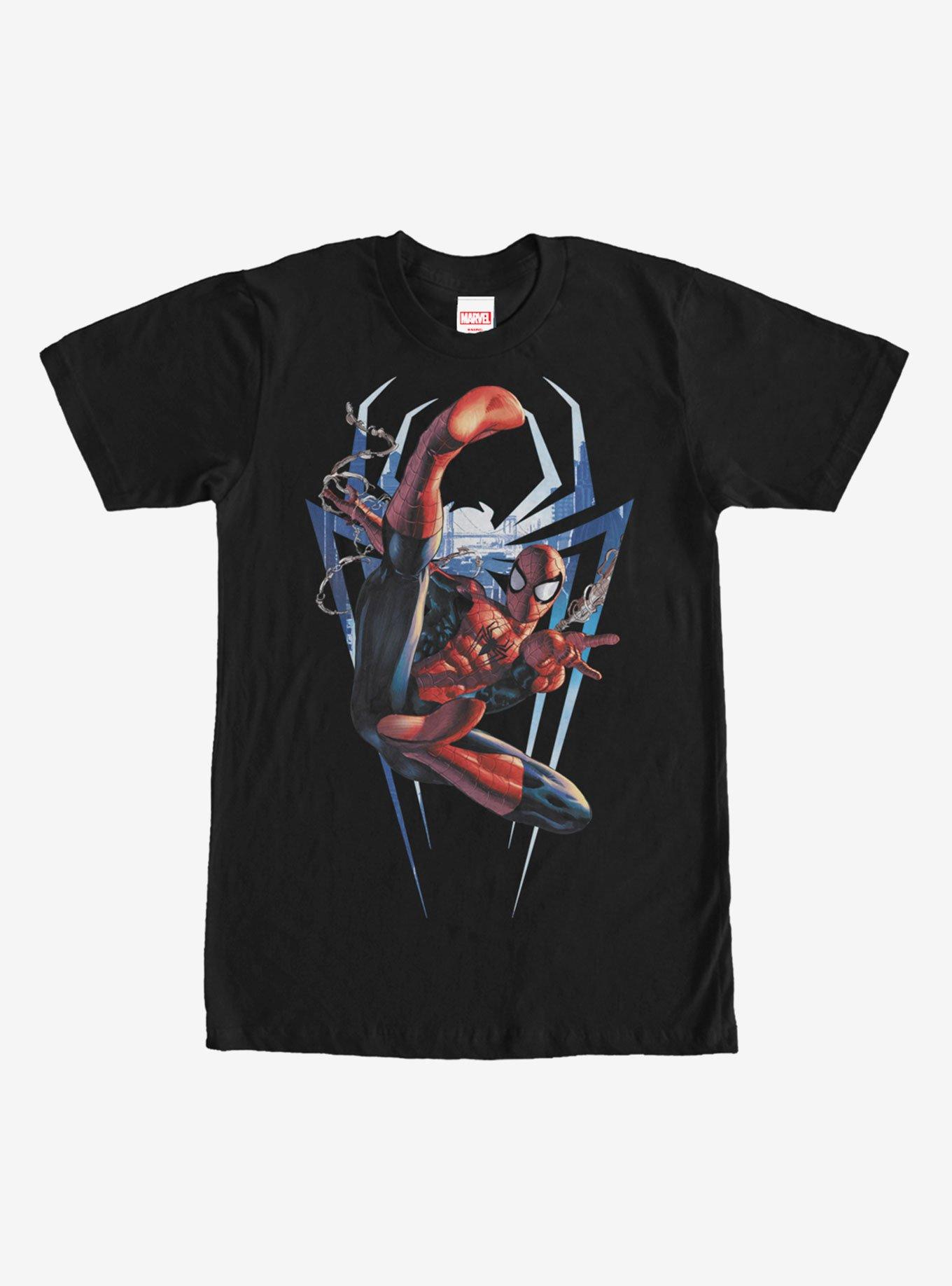 Marvel Spider-Man Flying Kick T-Shirt, , hi-res