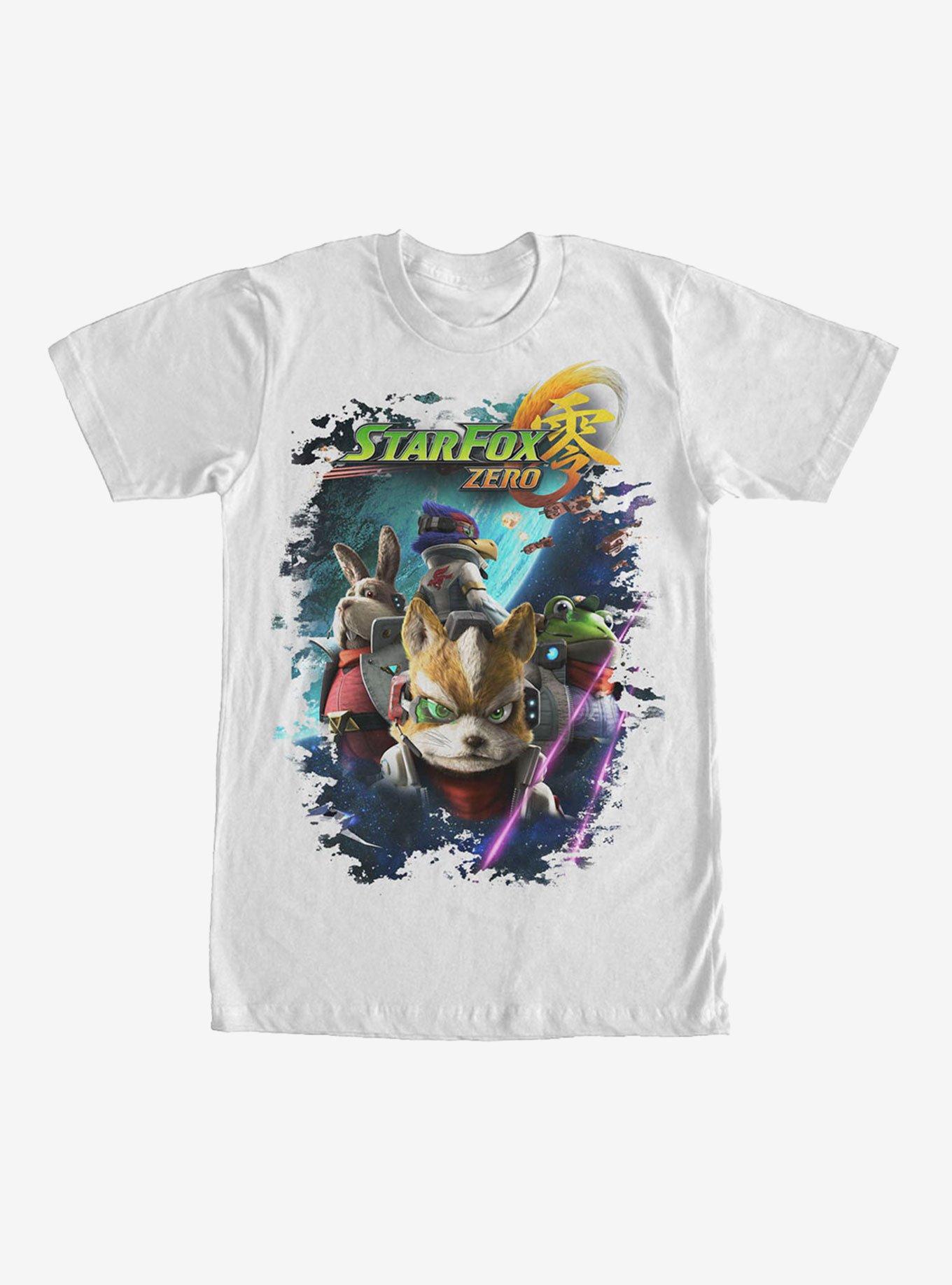 Nintendo Star Fox Zero Cockpit Crew T-Shirt, WHITE, hi-res