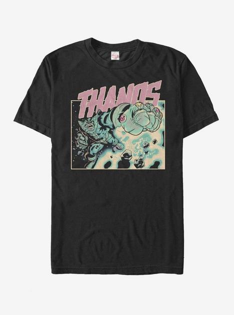 Marvel Thanos Retro Infinity Gems T-Shirt - BLACK | BoxLunch