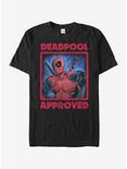 Marvel Deadpool Approved T-Shirt, BLACK, hi-res