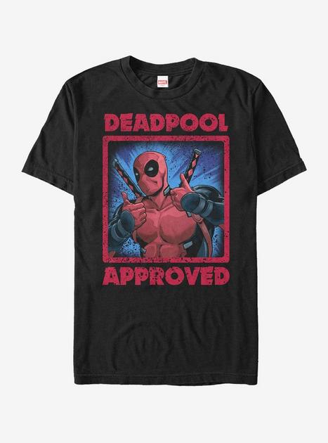 Marvel Deadpool Approved T-Shirt - BLACK | BoxLunch