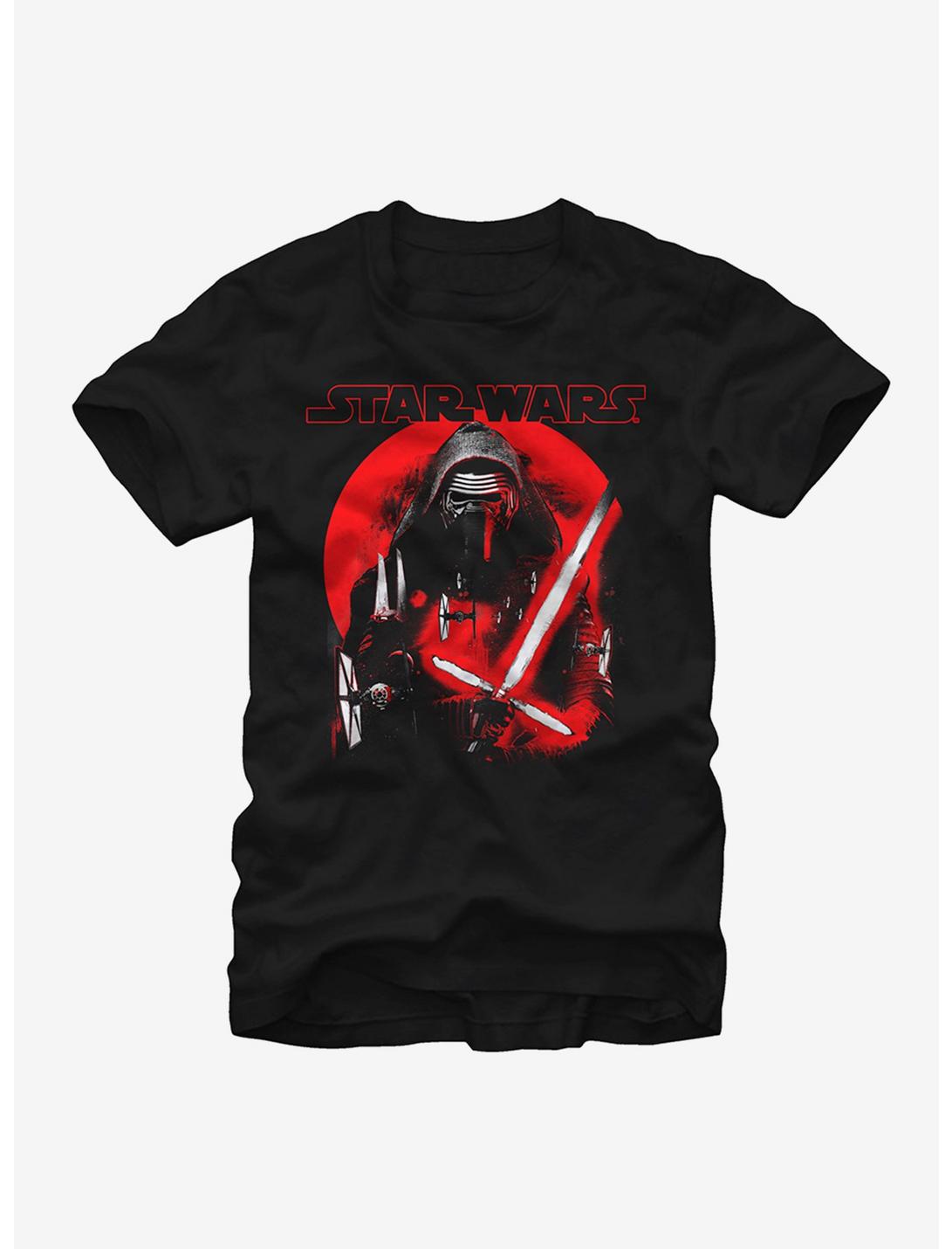 Star Wars Kylo Ren Circle T-Shirt, BLACK, hi-res
