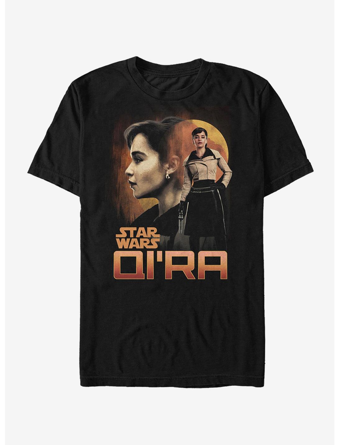 Star Wars Qi'ra Sunset T-Shirt, BLACK, hi-res