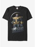 Marvel Thanos Moon T-Shirt, BLACK, hi-res