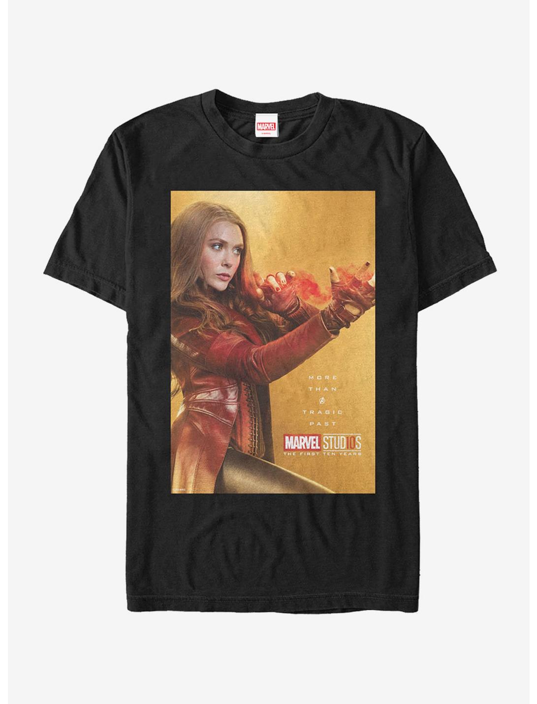 Marvel 10 Years Anniversary Scarlet Witch T-Shirt, BLACK, hi-res